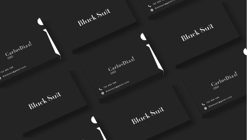 Corporate stationery, BlackSuit